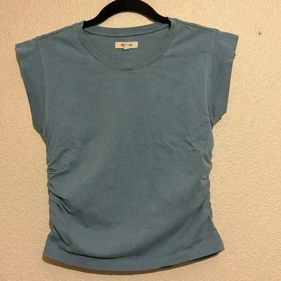 BUNDLE Madewell Side-Cinch Scrunched Muscle Tee - Picture 2 of 7
